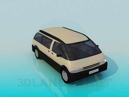 Modelo 3d Minivan - preview