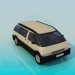 modello 3D Minivan - anteprima