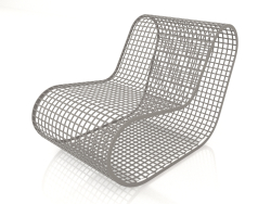 Fauteuil club sans corde (Gris quartz)