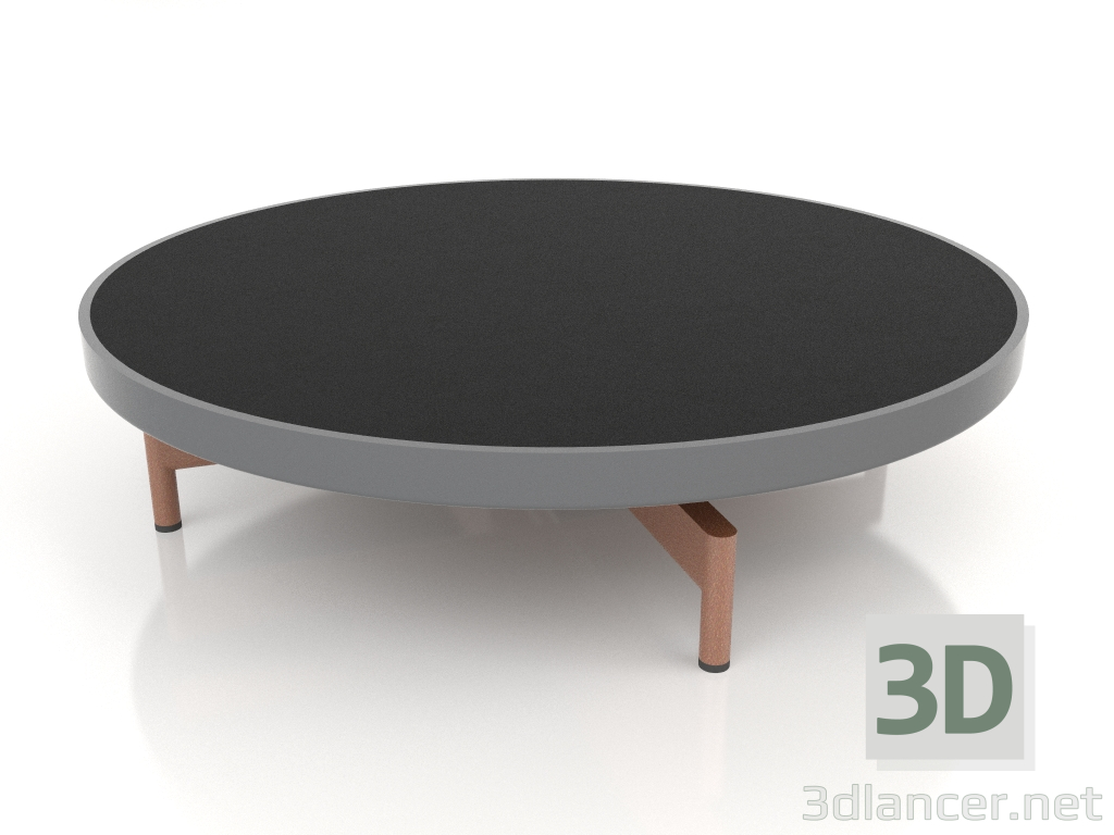 Modelo 3d Mesa de centro redonda Ø90x22 (Antracite, DEKTON Domoos) - preview