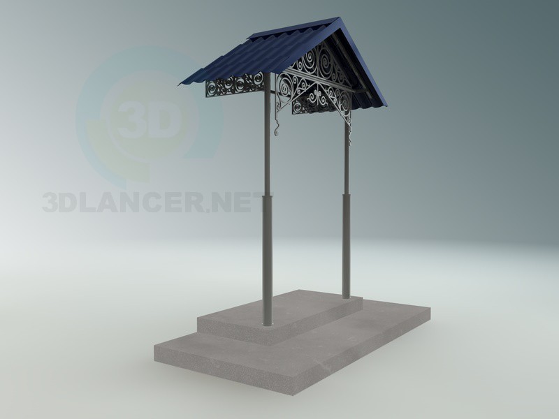 3d model Visera de forjado (arte) - vista previa