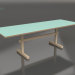 3d model Mesa de comedor Gaspard 240 (Linoleo claro verde menta) - vista previa