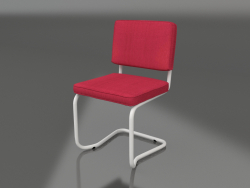 Ridge Rib Kink Chair (Red)