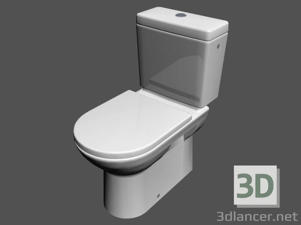 3d модель Напольный унитаз L Pro WC3 (380х670х787) – превью