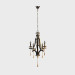 Modelo 3d Lustre candelabro GAUTHIER (CH055-5-ABG) - preview