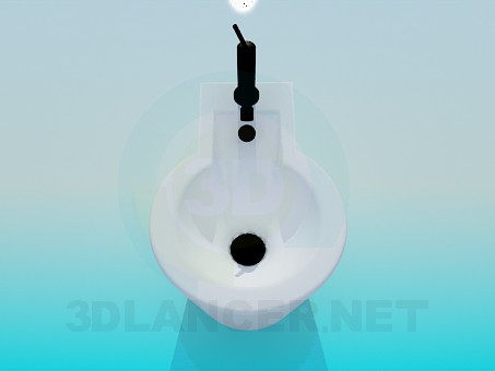 modèle 3D Bidet - preview