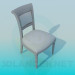 3d model Upholstered chair - preview