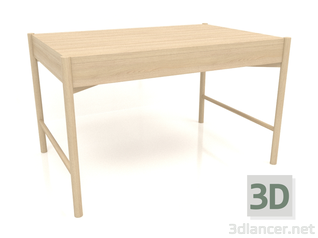 modello 3D Tavolo da pranzo DT 09 (1240x840x754, legno bianco) - anteprima