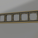 3d model Frame for 5 posts Palacio (bronze-black) - preview