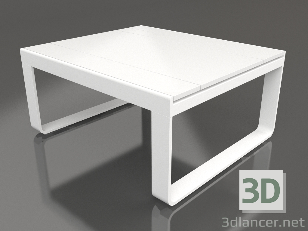 3D Modell Clubtisch 80 (Weißes Polyethylen, Weiß) - Vorschau