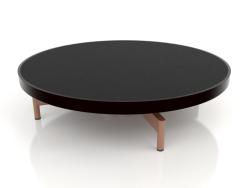 Mesa de centro redonda Ø90x22 (Preto, DEKTON Domoos)