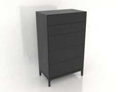 Cassettiera FARGO 750x450x1250 mm (rovere nero)