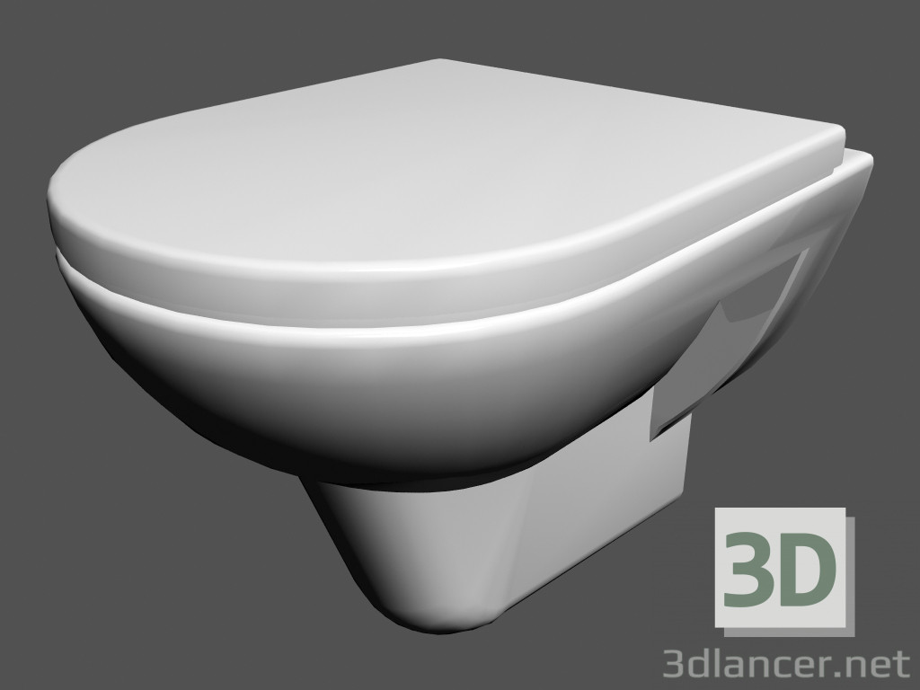 3d model Pared inodoro l pro WC4 820952 - vista previa