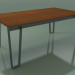 3d model Mesa de comedor exterior InOut (938, aluminio lacado gris, listones de teca) - vista previa