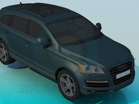 3d model Audi Q7 - vista previa