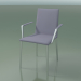 3d model Chair 1709BR (H 85 cm, stackable, with armrests, with leather trim, CRO) - preview