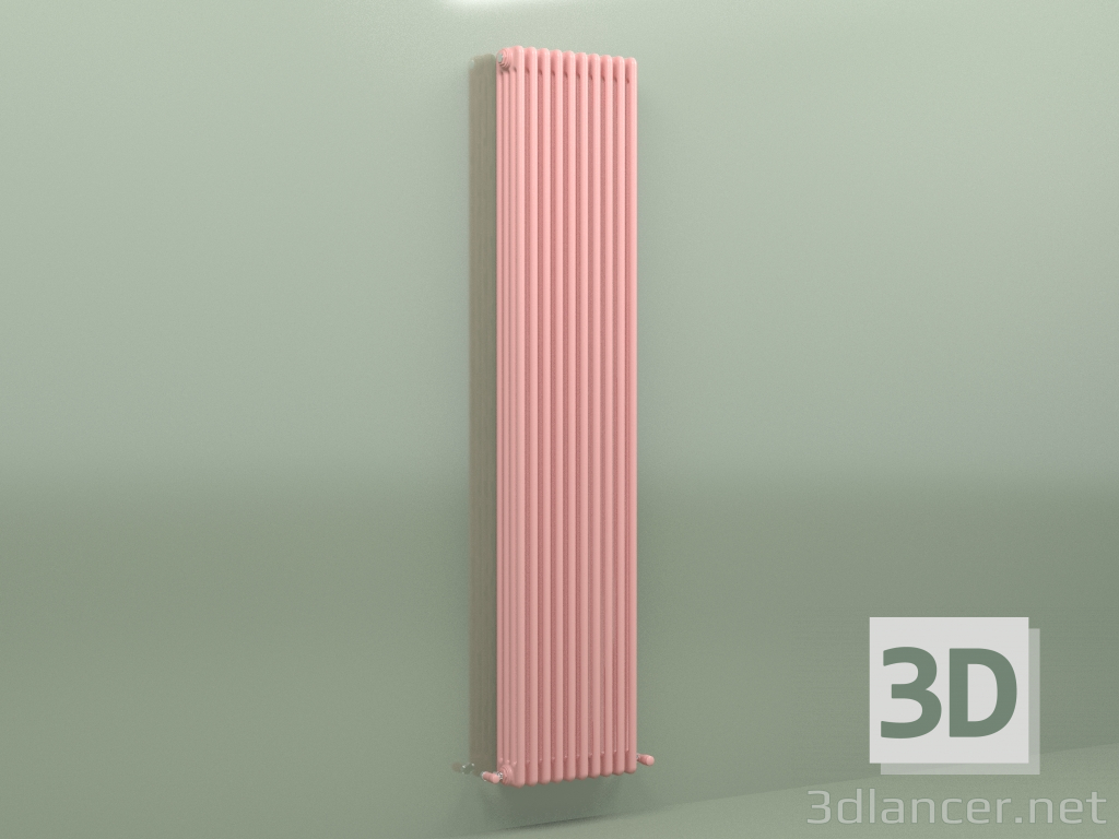 3d модель Радіатор TESI 4 (H 2200 10EL, Pink - RAL 3015) – превью