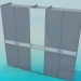 3d model Wardrobe with mirror - preview