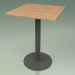 modèle 3D Table de bar 011 (Metal Smoke, Teak) - preview