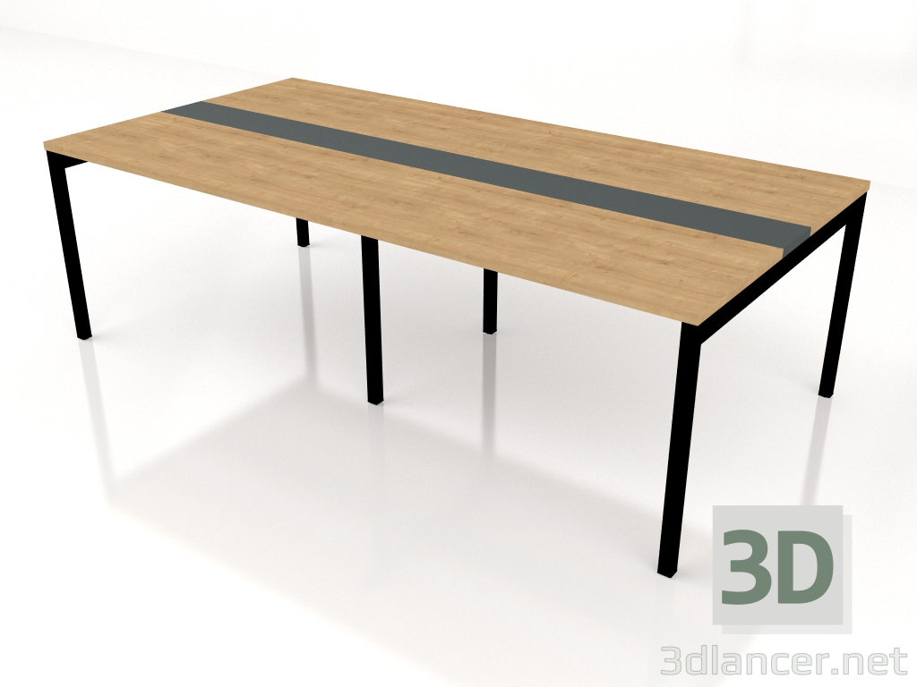 3D Modell Konferenztisch Ogi Y Extended SY42+SY52 (2400x1210) - Vorschau