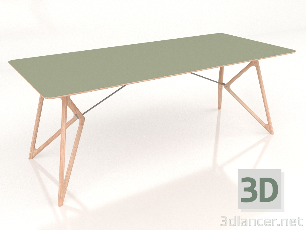 Modelo 3d Mesa de jantar Tink 200 (Olive) - preview