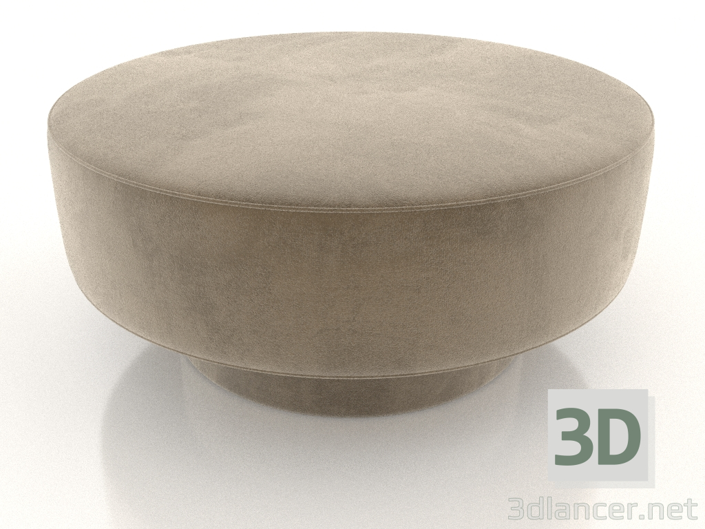 3D Modell Pouf Lauernder Pouf (1) - Vorschau