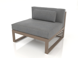 Modular sofa, section 3 (Bronze)