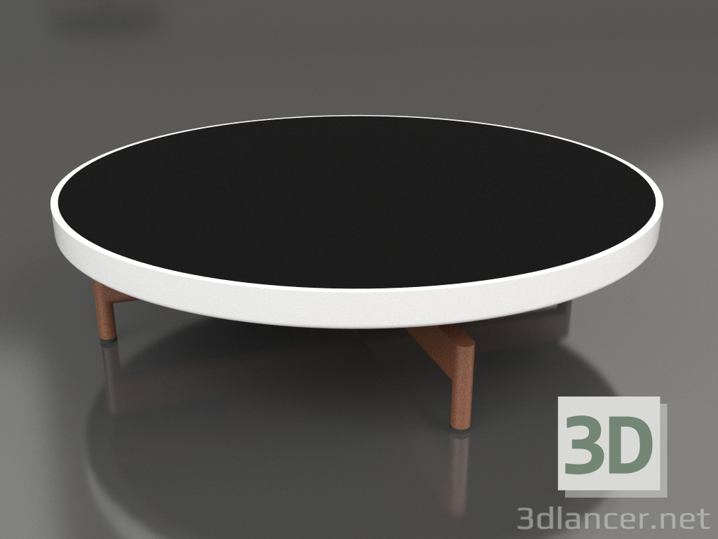 3d model Round coffee table Ø90x22 (White, DEKTON Domoos) - preview