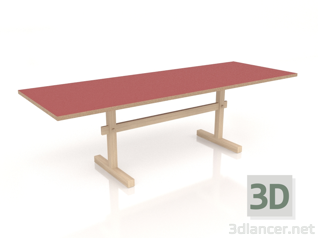 Modelo 3d Mesa de jantar Gaspard 240 (Linóleo Vermelho Claro) - preview