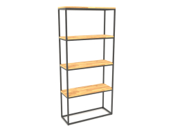 Rack retangular grande (PISO DE MADEIRA, 80x30x170)