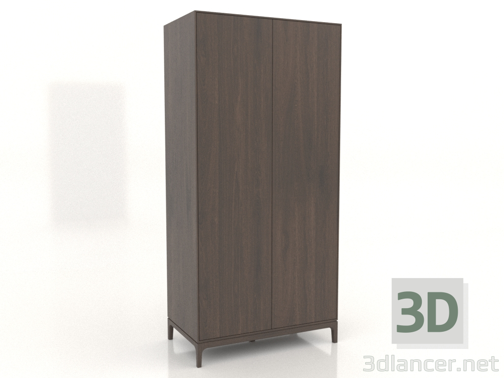 modèle 3D Armoire FARGO 1050x600x2200 mm (chêne foncé) - preview