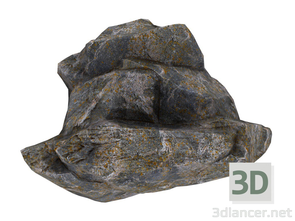 Modelo 3d Rocha - preview