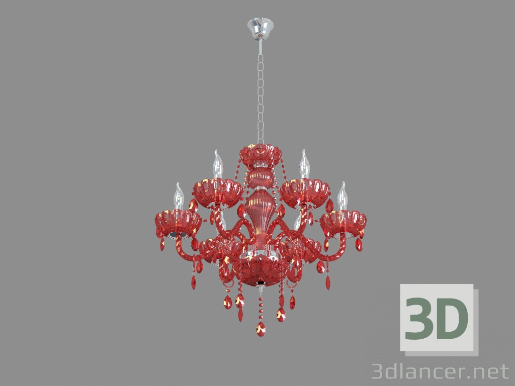 modèle 3D Lustre A3964LM-6RD - preview