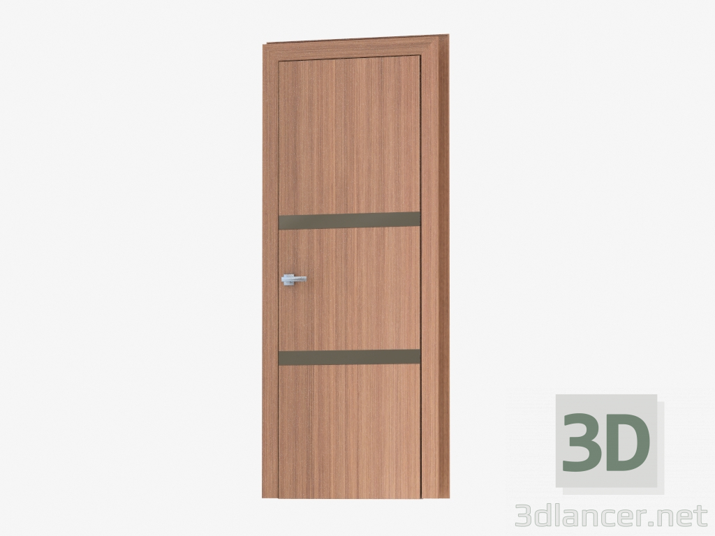 modello 3D Porta interroom (46.30 argento bronza) - anteprima