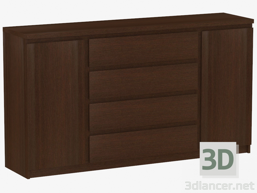 3d model Cofre 2D-4S (TIPO 40) - vista previa