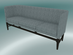 Divano triplo Mayor (AJ5, H 82cm, 62x200cm, Noce, Hallingdal - 130)