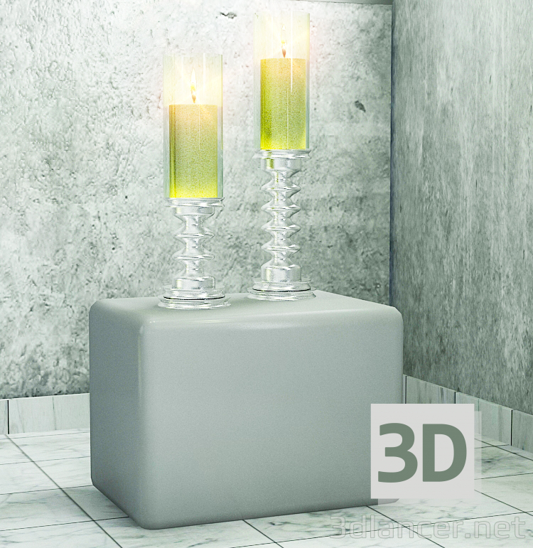 3d model Candles - preview