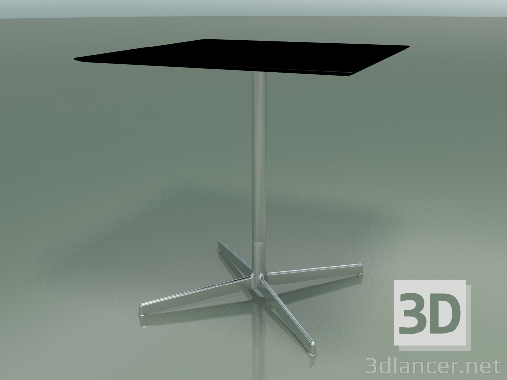 Modelo 3d Mesa quadrada 5549 (H 72,5 - 69x69 cm, preto, LU1) - preview