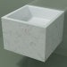 3D modeli Duvara monte lavabo (02R122301, Carrara M01, L 48, P 48, H 36 cm) - önizleme