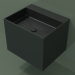 3d model Wall-mounted washbasin (02UN33302, Deep Nocturne C38, L 60, P 50, H 48 cm) - preview