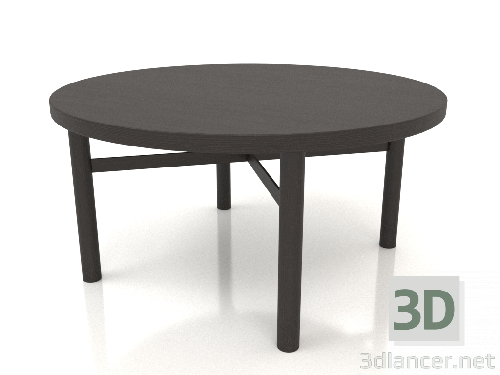 modèle 3D Table basse (extrémité droite) JT 031 (D=800x400, bois brun foncé) - preview