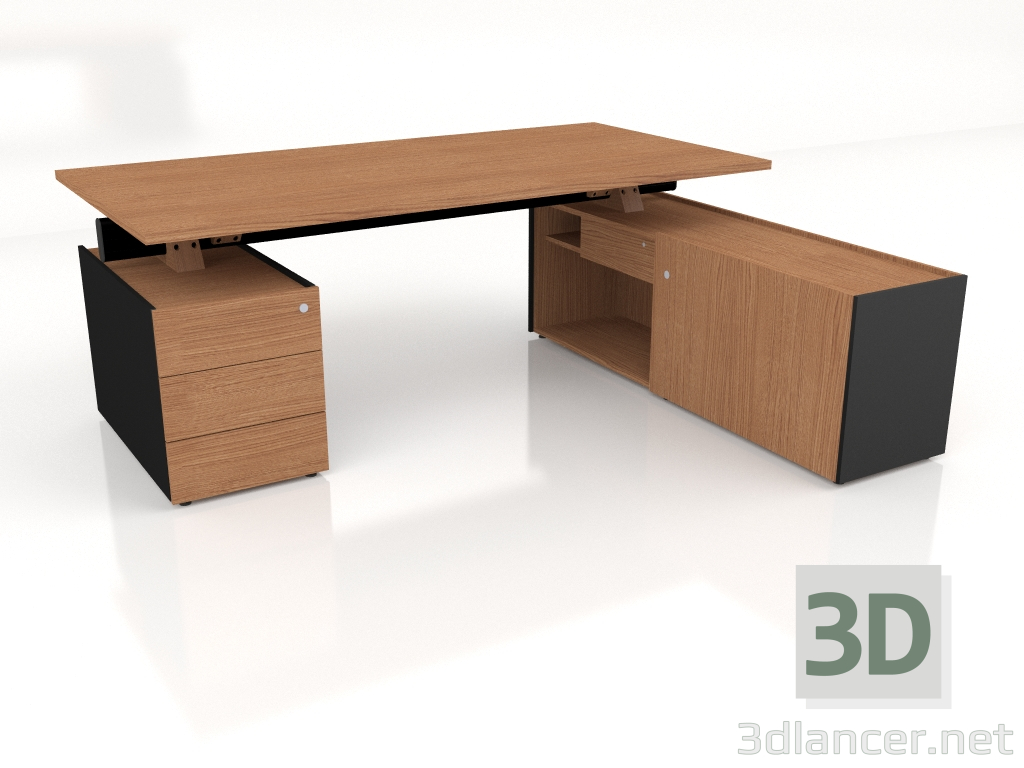 Modelo 3d Mesa de trabalho Viga Executive V10P (2000x1801) - preview