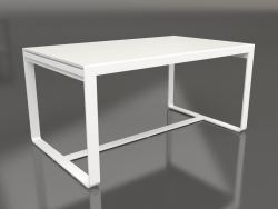 Mesa de comedor 150 (Polietileno blanco, Blanco)