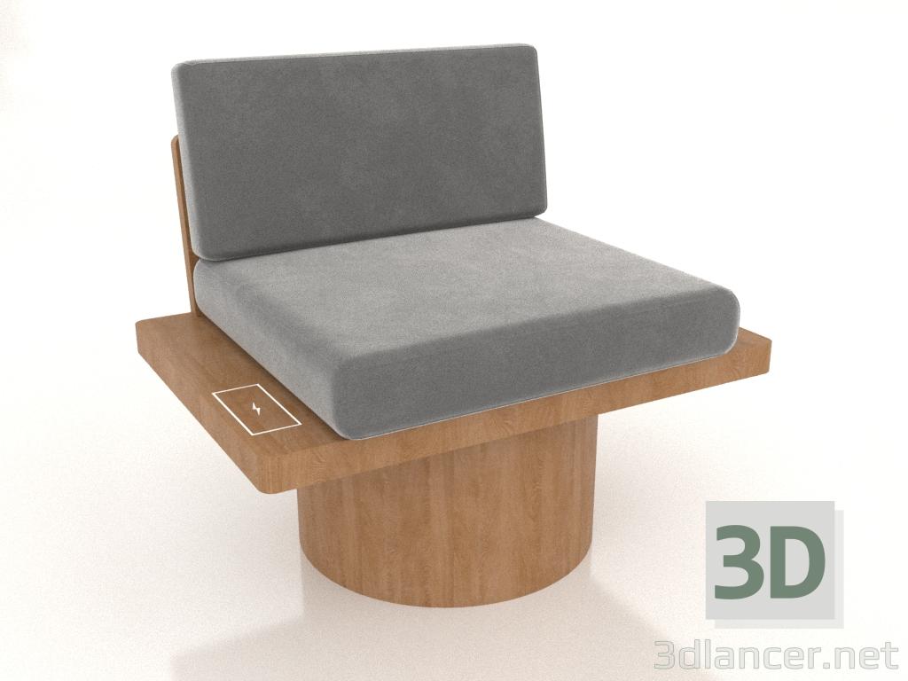 3D Modell Sessel AUF ZYLINDERN - Vorschau