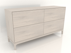 Cômoda FARGO 1500x450x800 mm (carvalho branqueado)