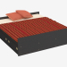 3d model Double bed - preview