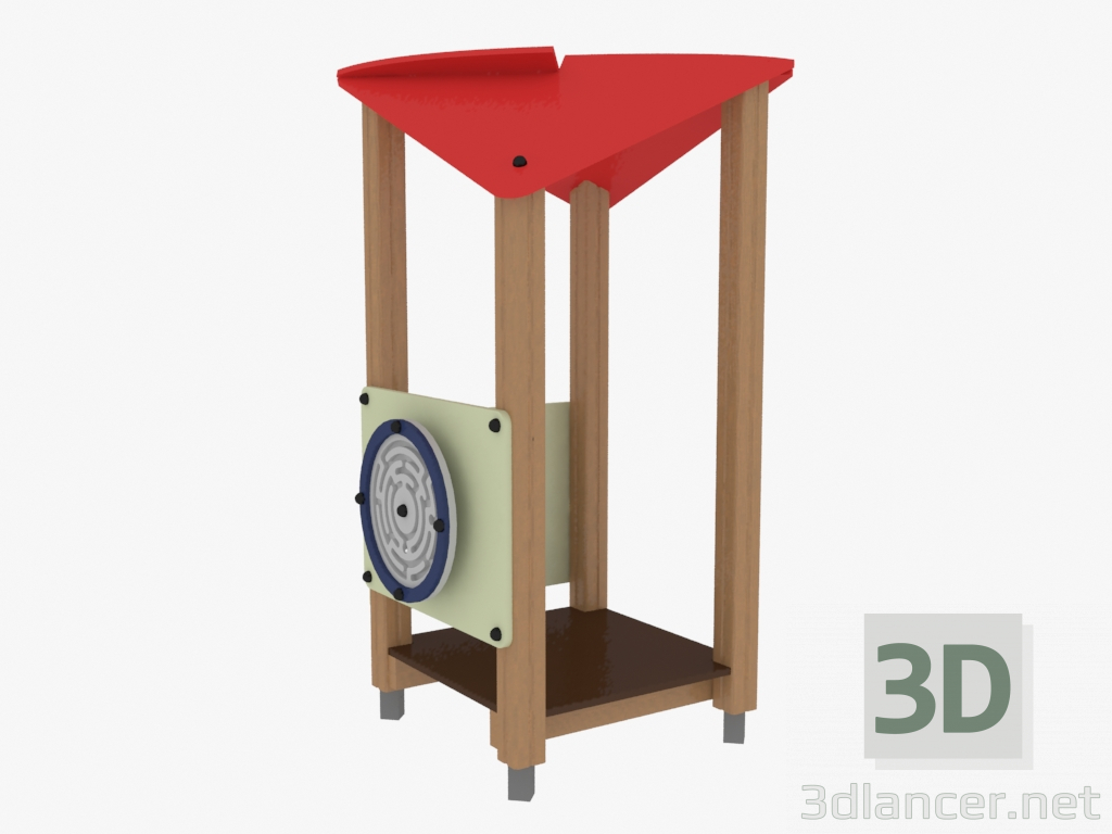 modèle 3D Maisonnette pour enfants (4430) - preview