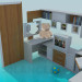 3d model Muebles infantiles - vista previa