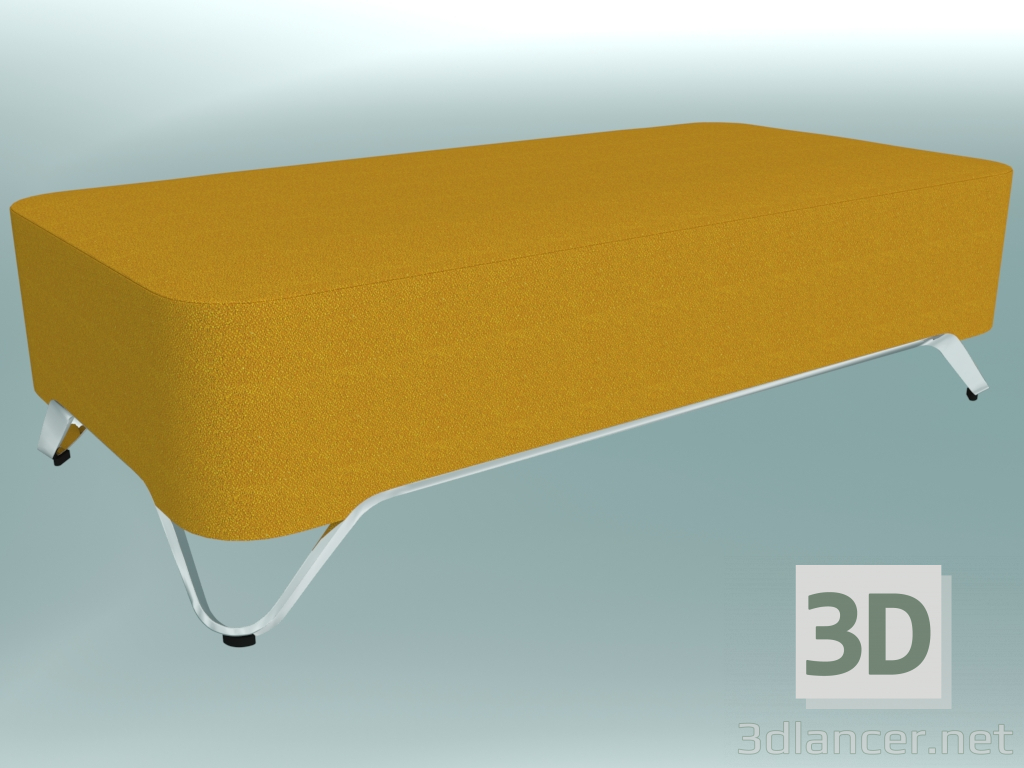 modello 3D Pouf doppio (20) - anteprima