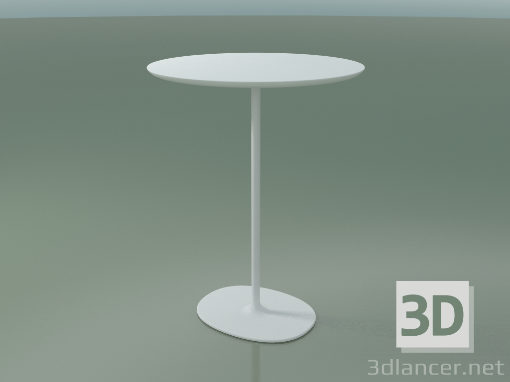 Modelo 3d Mesa redonda 0682 (H 105 - D 80 cm, M02, V12) - preview